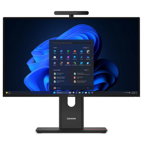 All-In-One Lenovo ThinkCentre M90a Gen 6 AIO 13AT0017RI, Intel Core Ultra 9 285, 23.8 inch, RAM 32GB, SSD 1TB, nVidia GeForce RTX 4050 6GB, Windows 11 Pro, Black - Imagine 1
