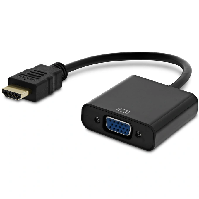 Adaptor video OEM HDMI tata - VGA mama 168-012, 0.2m - Imagine 1
