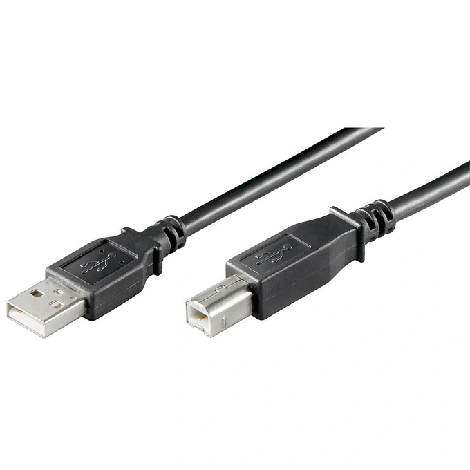 Cablu imprimantă USB 2.0 1.8m Goobay 93596 - Imagine 1