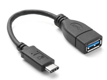 Cablu OEM USB mama la USB-C tata 028-087, 0.1 metri, Functie OTG - Imagine 1