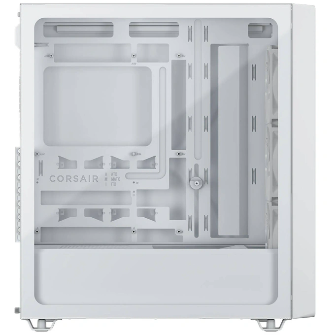 Carcasă CORSAIR 3200D RS, RGB Airflow, Mid-Tower, ATX, White - Imagine 4