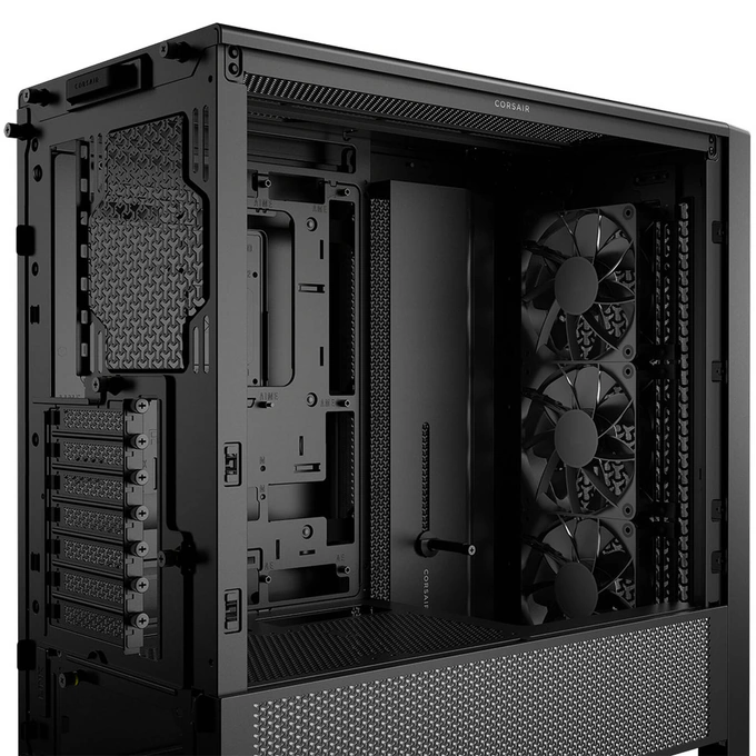 Carcasă CORSAIR 4000D RS Mid Tower, E-ATX, Tempered Glass, Black - Imagine 3