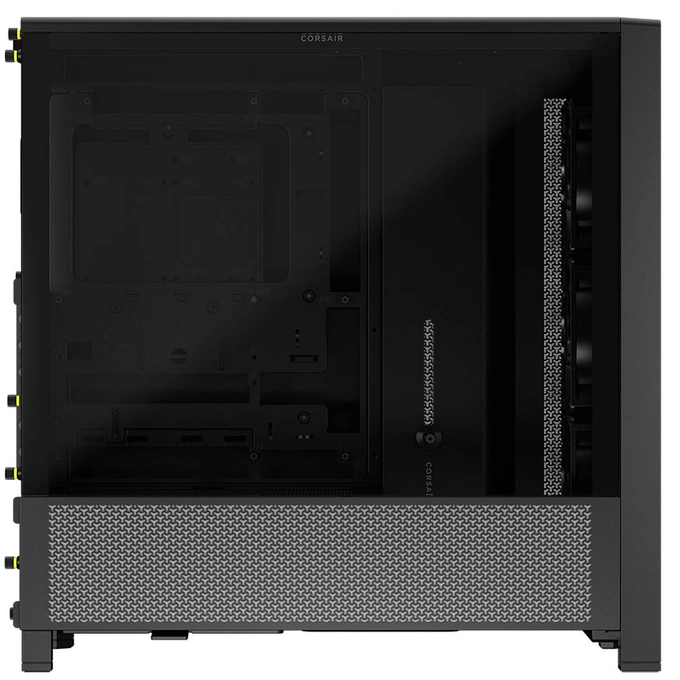 Carcasă CORSAIR 4000D RS Mid Tower, E-ATX, Tempered Glass, Black - Imagine 4