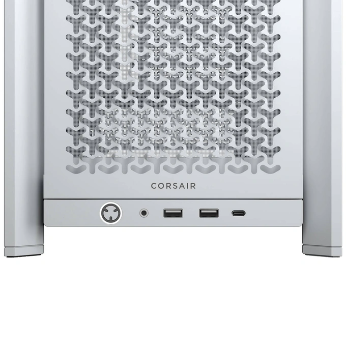 Carcasă CORSAIR 4000D RS TG, Mid Tower, E-ATX, Tempered Glass, White - Imagine 8