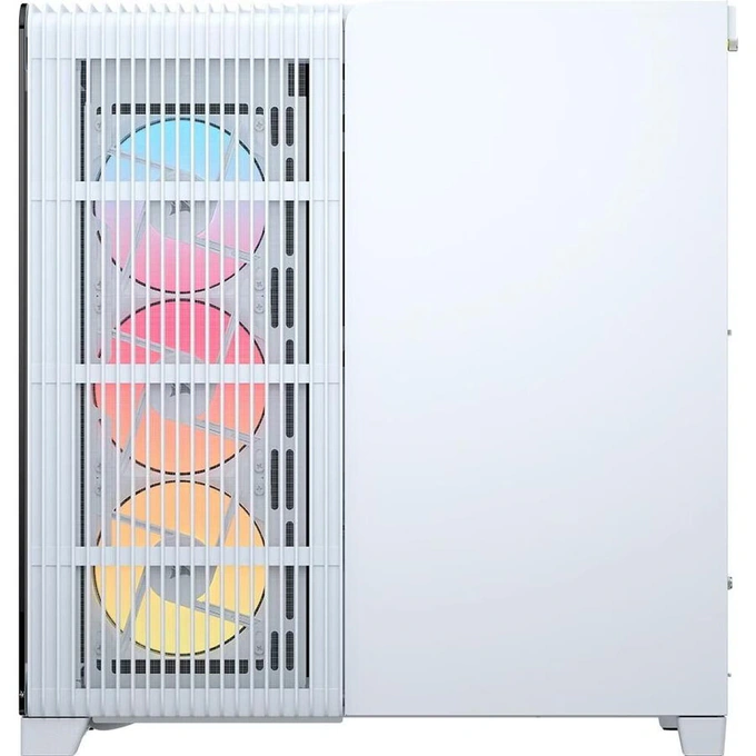 Carcasa CORSAIR 4500X RGB, Mid-Tower, ATX/Micro-ATX/Mini-ITX, Tempered Glass, 3x RS120 ARGB Fans, White - Imagine 3