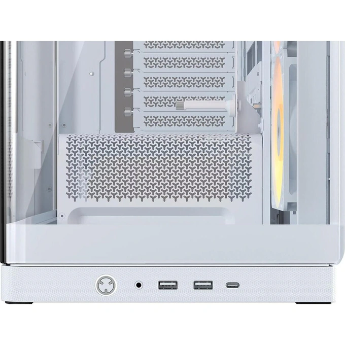 Carcasa CORSAIR 4500X RGB, Mid-Tower, ATX/Micro-ATX/Mini-ITX, Tempered Glass, 3x RS120 ARGB Fans, White - Imagine 6