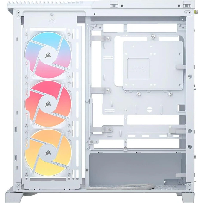 Carcasa CORSAIR 4500X RGB, Mid-Tower, ATX/Micro-ATX/Mini-ITX, Tempered Glass, 3x RS120 ARGB Fans, White - Imagine 7