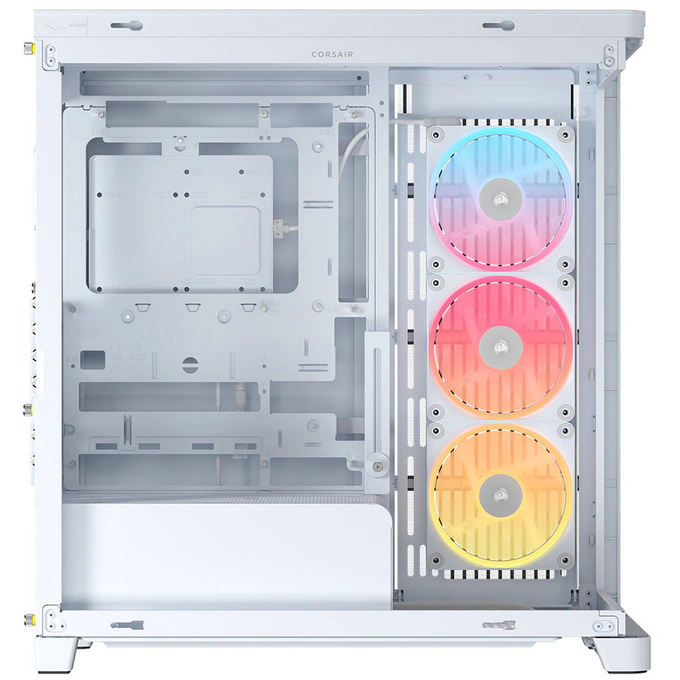 Carcasa CORSAIR 4500X RGB, Mid-Tower, E-ATX/ATX/Micro-ATX, Tempered Glass, 3x LX120 RGB Fans, White - Imagine 7