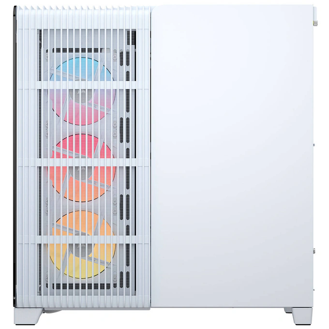 Carcasa CORSAIR 4500X RGB, Mid-Tower, E-ATX/ATX/Micro-ATX, Tempered Glass, 3x LX120 RGB Fans, White - Imagine 8