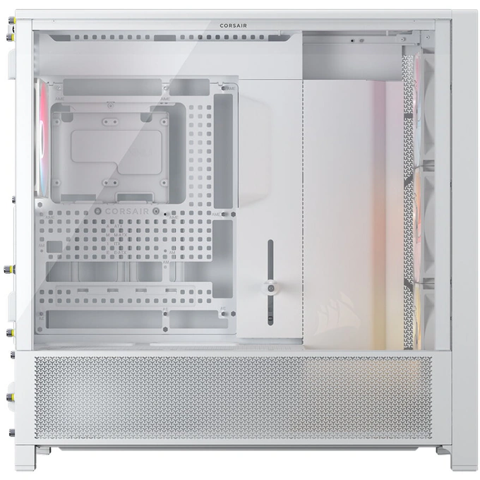 Carcasa CORSAIR 5000D FRAME RS ARGB, Mid-Tower, E-ATX/ATX/Micro-ATX/Mini-ITX, Tempered Glass, 3x RS120 ARGB PWM Fans, White - Imagine 3
