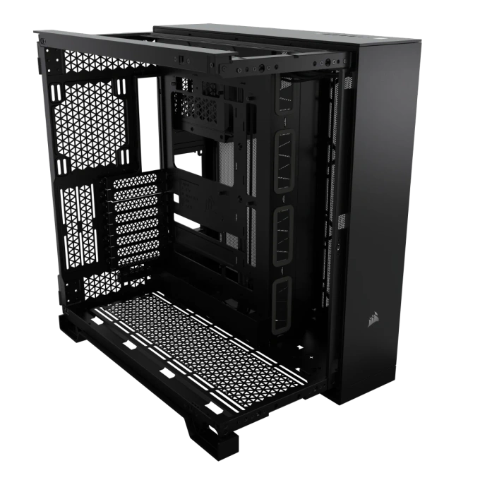 Carcasă CORSAIR 6500D Airflow, Mid-Tower, E-ATX, Dual Chamber, Black - Imagine 3