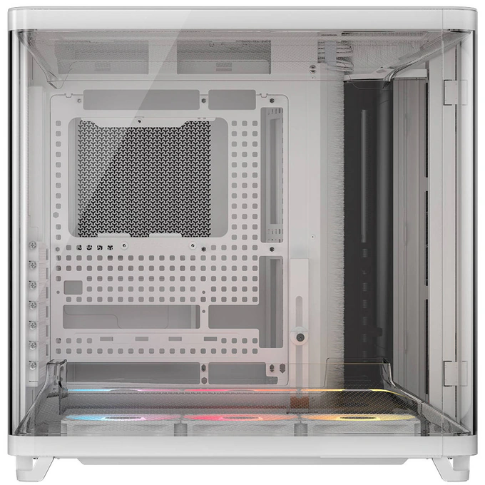 Carcasă CORSAIR AIR 5400 RS-R White ARGB, Mid Tower, Tempered Glass, RGB, E-ATX, ATX, Micro-ATX, Mini-ITX, White - Imagine 3
