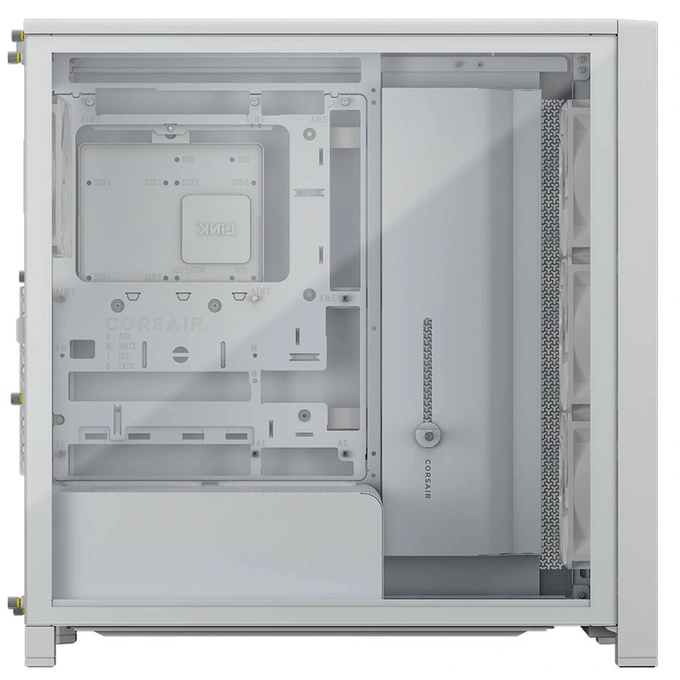 CORSAIR Carcasă CORSAIR FRAME 4000D RS Wood, Mid-Tower, E-ATX, White - IT-Fashion.ro