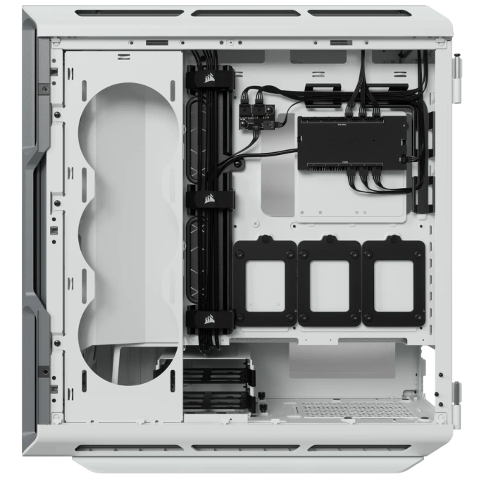 CORSAIR Carcasă CORSAIR iCUE 5000T RGB, Tempered Glass, Mid-Tower, ATX, White - IT-Fashion.ro