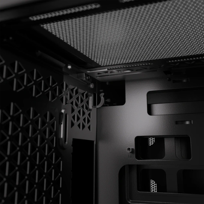 Carcasă CORSAIR iCUE Link 2500X RGB, Micro-ATX, Dual Chamber, Black - Imagine 5