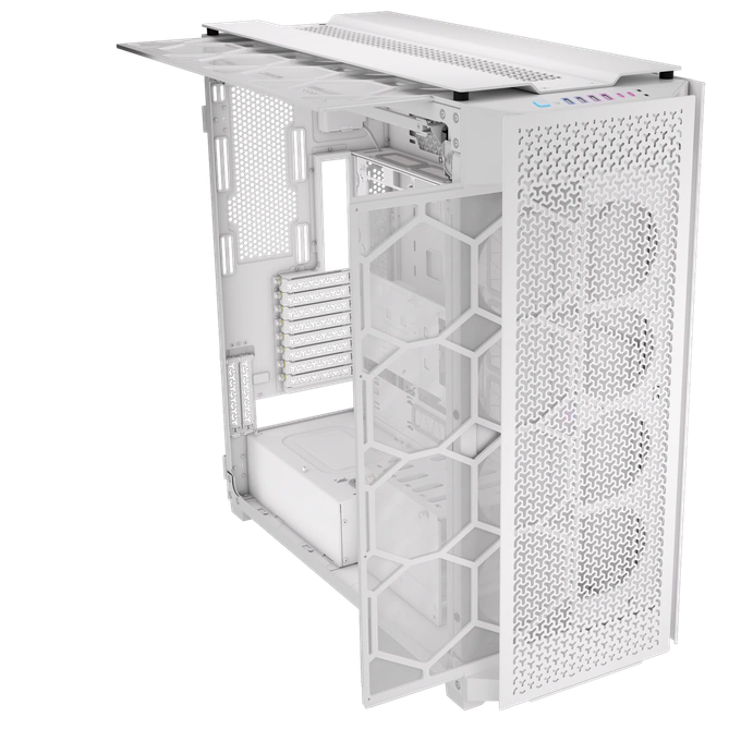 Carcasa CORSAIR iCUE LINK 9000D RGB Airflow, Full Tower, White - Imagine 3