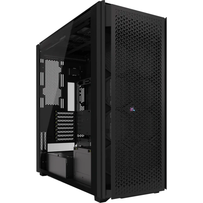 Carcasa CORSAIR iCUE LINK 9000D RGB AIRFLOW, Super Full-Tower, SSI-EEB/E-ATX/ATX/mATX/ITX, Black - Imagine 1