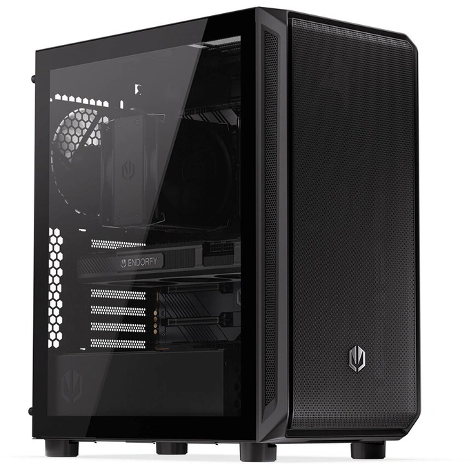 Carcasa Endorfy Arx 500 Air Black EY2A010 – flux de aer maxim și design elegant - Imagine 1