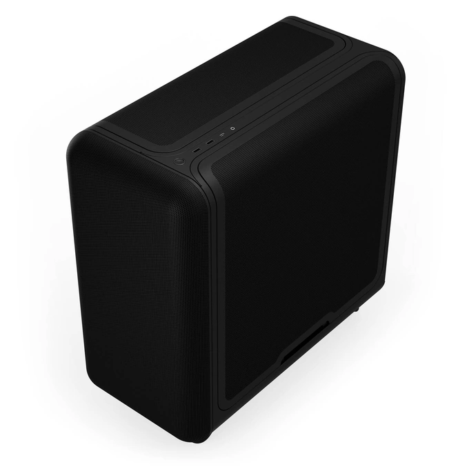 Carcasa HYTE X50 Air, Mid-Tower, ATX/Micro-ATX/Mini-ITX, Tempered Glass, High-Airflow Design, Pitch Black - Imagine 4