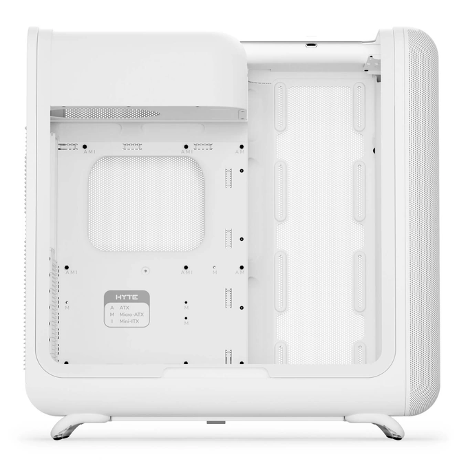 Carcasa HYTE X50, Mid-Tower, ATX/Micro-ATX/Mini-ITX, Tempered Glass, Panoramic View Design, Snow White - Imagine 6