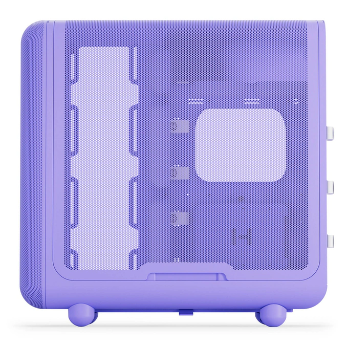 Carcasa HYTE X50, Mid-Tower, ATX/Micro-ATX/Mini-ITX, Tempered Glass, Panoramic View Design, Taro Milk - Imagine 8