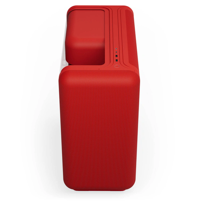 Carcasa HYTE Y50 Gravity, Mid-Tower, ATX/Micro-ATX/Mini-ITX, Tempered Glass, Dual-Chamber Design, Wild Cherry - Imagine 4