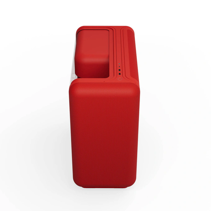 Carcasa HYTE Y50 Gravity, Mid-Tower, ATX/Micro-ATX/Mini-ITX, Tempered Glass, Dual-Chamber Design, Wild Cherry - Imagine 5