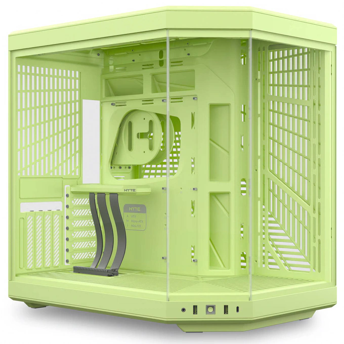 Carcasa HYTE Y70 Matcha Milk, Mid-Tower, E-ATX/ATX/Micro-ATX/Mini-ITX, Tempered Glass, Dual-Chamber Design, Matcha Milk - Imagine 1