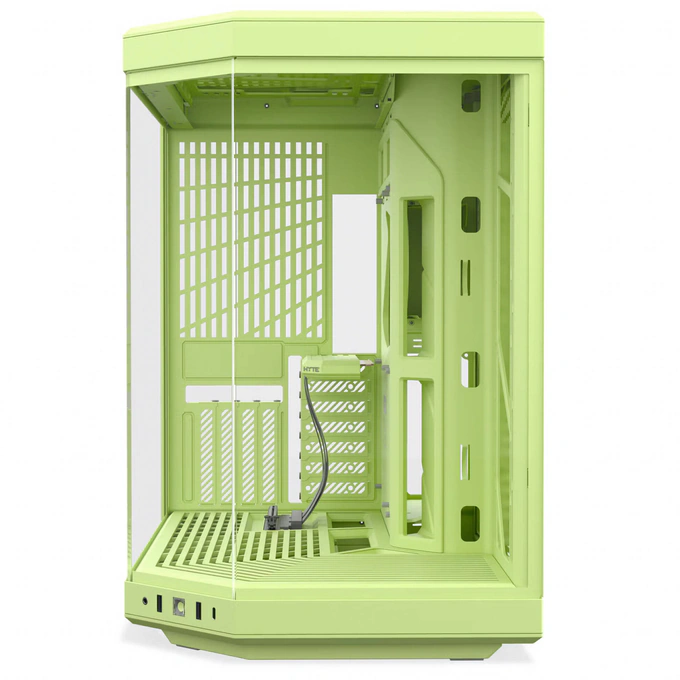 Carcasa HYTE Y70 Matcha Milk, Mid-Tower, E-ATX/ATX/Micro-ATX/Mini-ITX, Tempered Glass, Dual-Chamber Design, Matcha Milk - Imagine 2