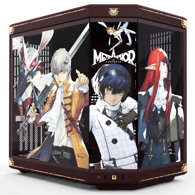 Carcasa HYTE Y70 METAPHOR, Dual Chamber, E-ATX, Tempered Glass, Bordeaux Red - Imagine 1