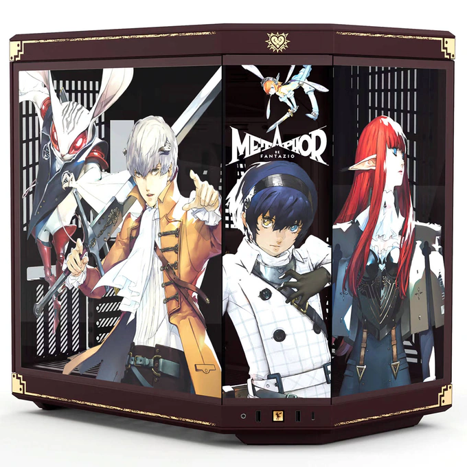 Carcasa HYTE Y70 METAPHOR, Dual Chamber, E-ATX, Tempered Glass, Bordeaux Red - Imagine 3