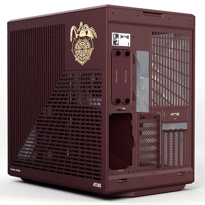 Carcasa HYTE Y70 METAPHOR, Dual Chamber, E-ATX, Tempered Glass, Bordeaux Red - Imagine 6