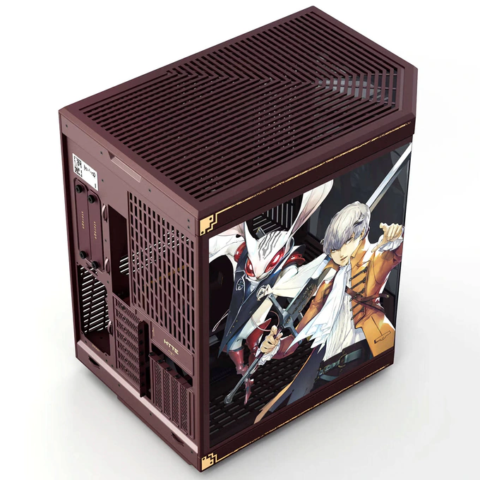 Carcasa HYTE Y70 METAPHOR, Dual Chamber, E-ATX, Tempered Glass, Bordeaux Red - Imagine 7