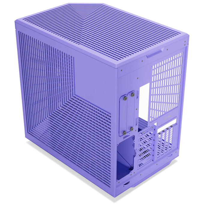 Carcasa HYTE Y70, Mid-Tower, ATX/Micro-ATX/Mini-ITX, Tempered Glass, Panoramic View Design, Taro Milk - Imagine 4