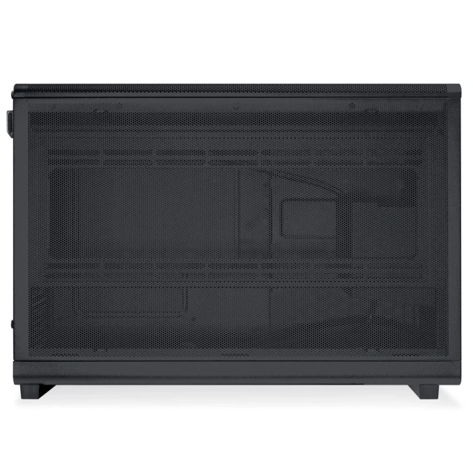 Carcasă Lian Li DAN Cases, A3-mATX-WD, Micro-ATX/Mini-ITX, Black (Wood Edition) - Imagine 3
