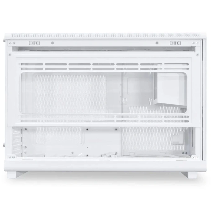 Carcasă Lian Li DAN Cases, A3-mATX-WD, Micro-ATX/Mini-ITX, White (Wood Edition) - Imagine 3