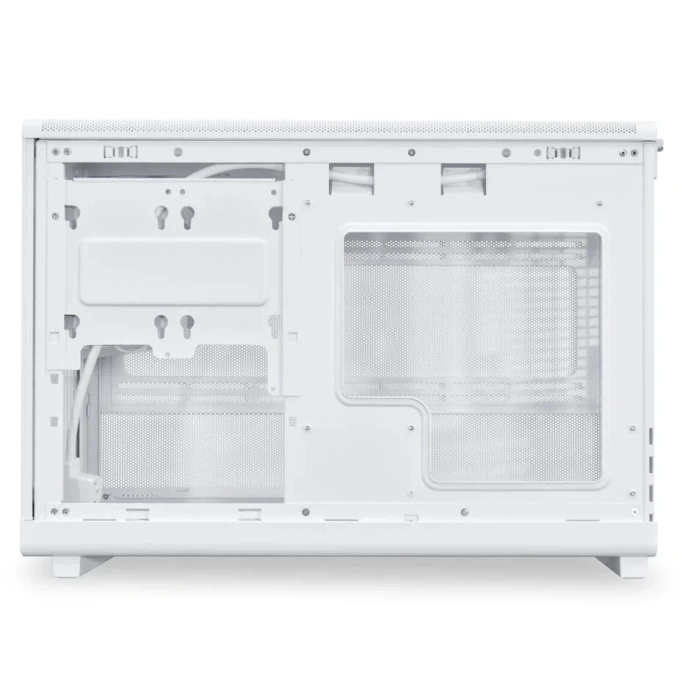 Carcasă Lian Li DAN Cases, A3-mATX-WD, Micro-ATX/Mini-ITX, White (Wood Edition) - Imagine 4
