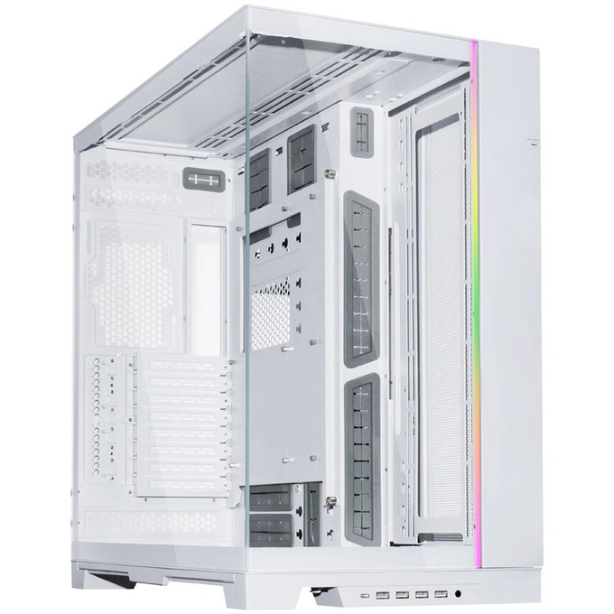 Carcasa LIAN LI Dynamic EVO XL O11DEXL-W, ATX, Full Tower, Tempered Glass, White - Imagine 1