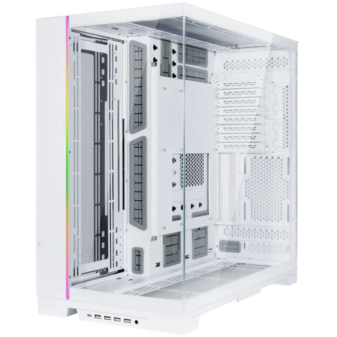 Carcasa LIAN LI Dynamic EVO XL O11DEXL-W, ATX, Full Tower, Tempered Glass, White - Imagine 3