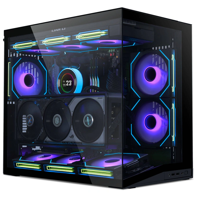 Lian LI Carcasa LIAN LI Dynamic Mini V2 O11DMIV2X, ATX, Tempered Glass, Black - IT-Fashion.ro