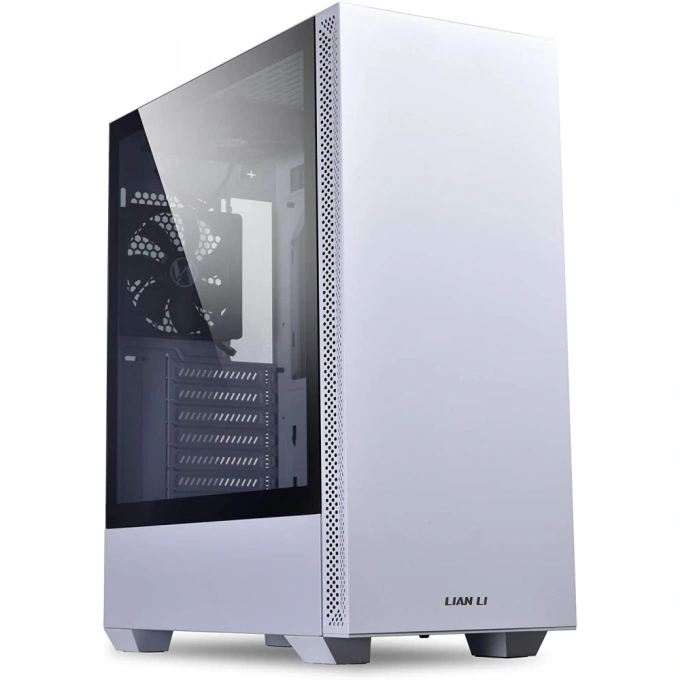 Carcasă Lian Li LANCOOL 205, Mid-Tower, ATX/Micro-ATX/Mini-ITX, Tempered Glass, Airflow Design, White - Imagine 1