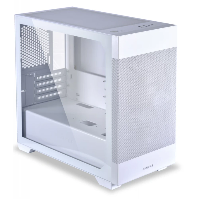 Carcasă Lian Li LANCOOL 205M Mesh, Micro-ATX/Mini-ITX, ARGB Airflow, Tempered Glass, White - Imagine 6