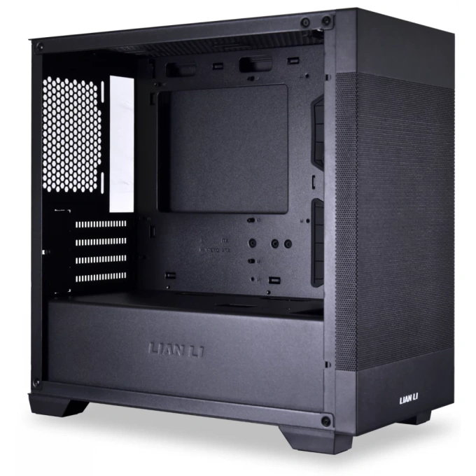 Lian LI Carcasă Lian Li LANCOOL 205M Mesh, Micro-ATX/Mini-ITX/ATX, ARGB, Mesh Airflow, Tempered Glass, Black - IT-Fashion.ro