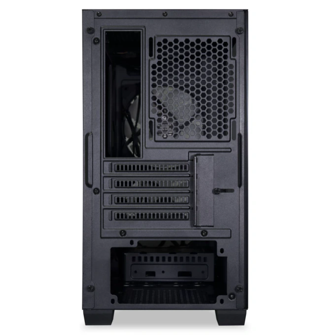 Carcasă Lian Li LANCOOL 205M Mesh, Micro-ATX/Mini-ITX/ATX, ARGB, Mesh Airflow, Tempered Glass, Black - Imagine 5