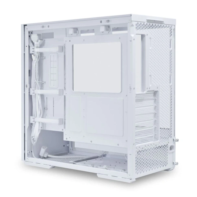 Carcasă Lian Li LANCOOL 207RW, Mid-Tower, ATX/Micro-ATX/Mini-ITX, ARGB Airflow, Tempered Glass, White - Imagine 3