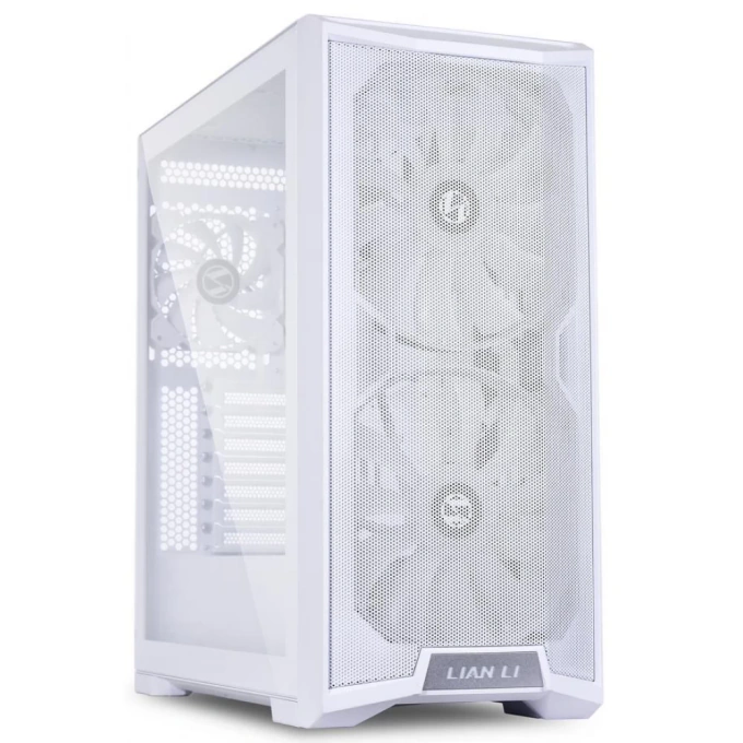 Lian LI Carcasă Lian Li LANCOOL 215, Mid-Tower, E-ATX/ATX/Micro-ATX/Mini-ITX, Mesh Airflow, Tempered Glass, White - IT-Fashion.ro