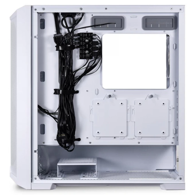 Carcasă Lian Li LANCOOL 215, Mid-Tower, E-ATX/ATX/Micro-ATX/Mini-ITX, Mesh Airflow, Tempered Glass, White - Imagine 5