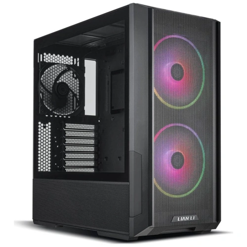 Carcasă Lian Li LANCOOL 216RX, Mid-Tower, E-ATX/ATX/Micro-ATX/Mini-ITX, Mesh Airflow, ARGB & Tempered Glass, Black - Imagine 1