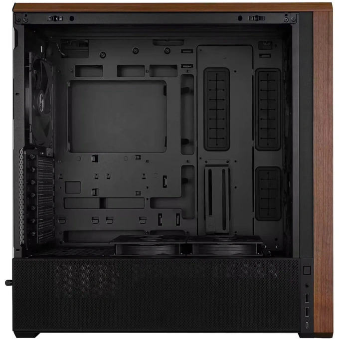 Carcasă Lian Li LANCOOL 217X, Mid-Tower, E-ATX/ATX/Micro-ATX/Mini-ITX, Tempered Glass, Mesh Airflow, Black - Imagine 4