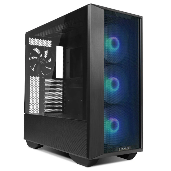 Carcasa LIAN LI LANCOOL III RGB, Mid-Tower, ATX/Micro-ATX/Mini-ITX, Tempered Glass, High Airflow Design, Black - Imagine 1